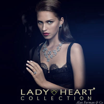 Lady shop heart jewellery