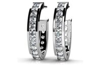 Diamond Earrings 14K White Gold 1.46cttw Model SE52-ADiamond Earrings 14K White Gold 1.46cttw Model SE52-A