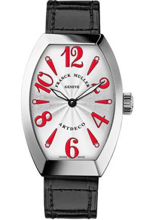 Franck Muller 18K WG 36mm Model 11002 H QZ OG White Red