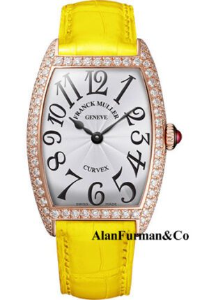 Franck Muller 18K RG Model 1752 QZ D 5N WHITE YELLOW