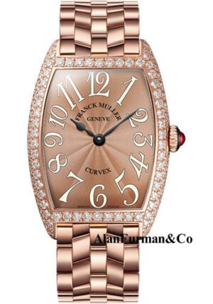 Franck Muller 18K RG Model 1752 QZ D O 5N BRONZE