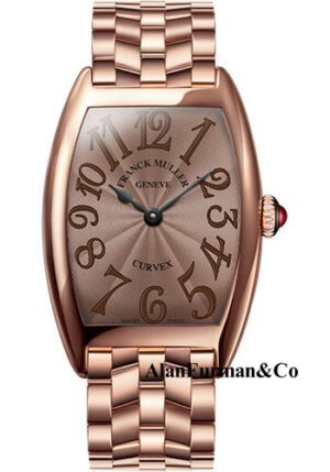 Franck Muller 18K RG Model 1752 QZ O 5N CHOCOLATE