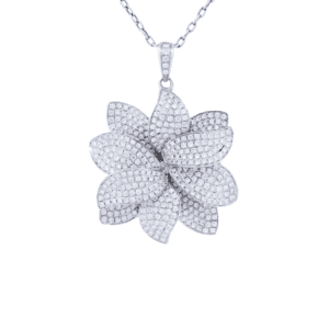 18K White Gold Necklace 2.94CTTW Model AFC-45047