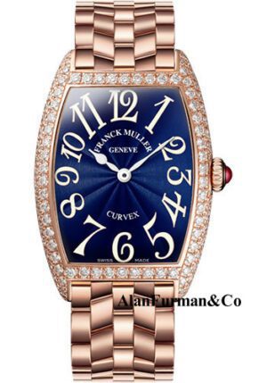 Franck Muller 18K RG Model 7502 QZ D O 5N BLUE