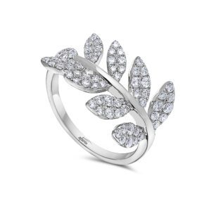 18K White Gold Ring .86CTTW Model AFC-HR12643