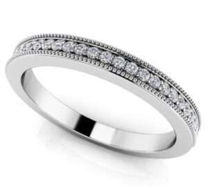 Diamond Ring 14K White Gold .20cttw Model AFC-MS178-W