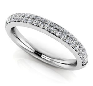 Diamond Ring 14K White Gold .40cttw Model AFC-MS203-W