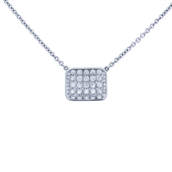 18K White Gold Necklace .55CTTW Model AFC-NCP5730