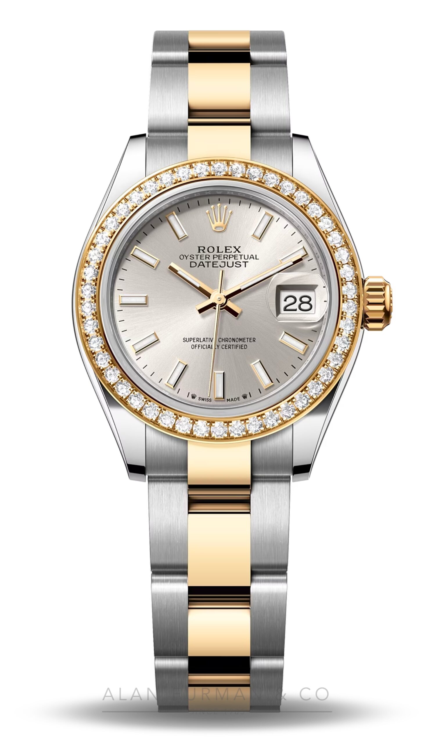 Rolex Datejust 28 Ref. 279383RBR 0018 Alan Furman Co
