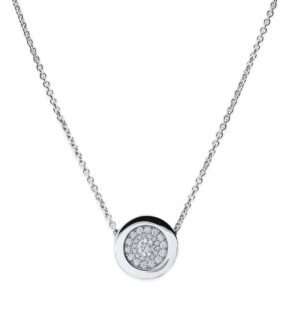 18K White Gold Necklace .53CTTW Model AFC-NCP5726
