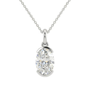 Drop of Promise Necklace in 14K White Gold (AFC-PDIAL708)