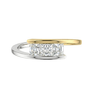 Lucía Clara Ring in 14K White/Yellow Gold (AFC-RDIAL2498)