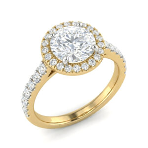 Alma Clara Diamond Ring in 14K Yellow Gold (AFC-RDIAL1511)