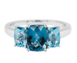 London and Sky Blue Topaz Ring (AFC-GR759NVWLBSB)