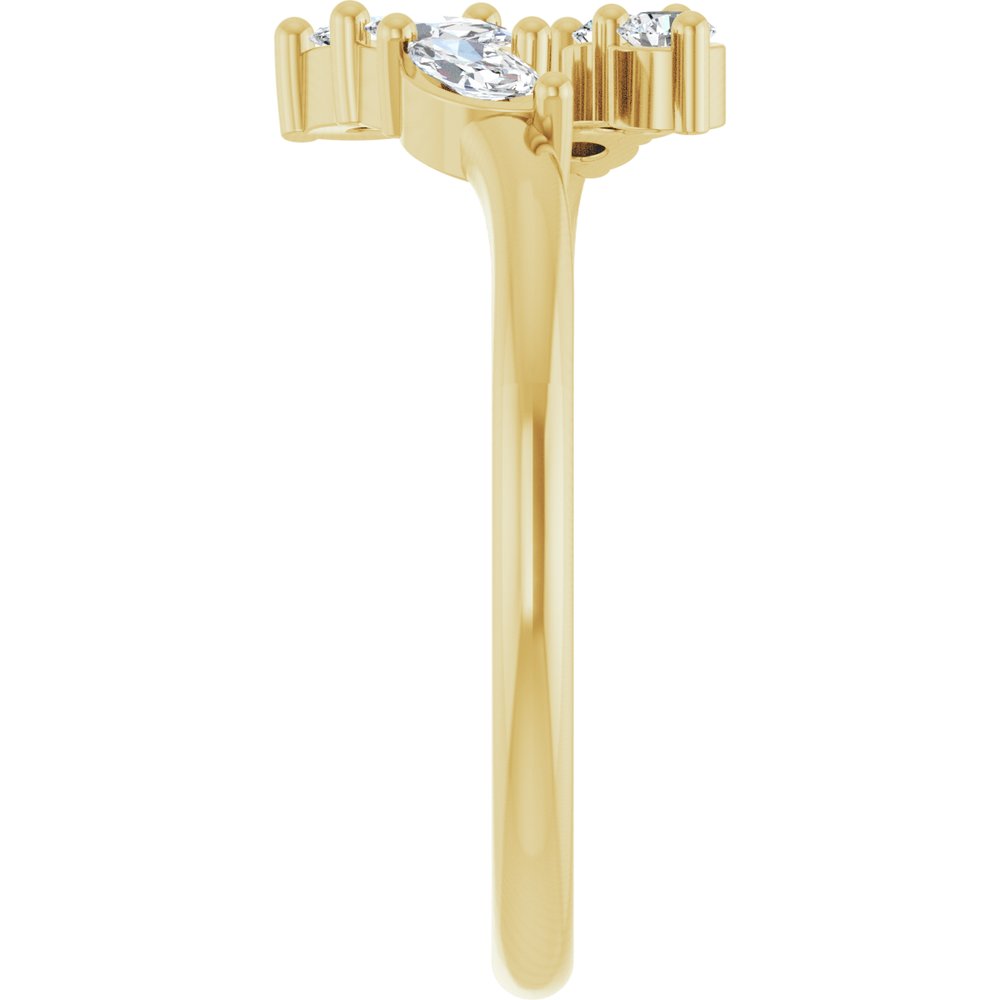 Marisol Diamond Cluster Signet Ring (AFC-127221:LG111:P)