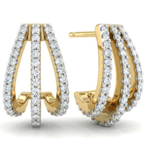 Solara Three-Row Radiance Hoop Earrings (AFC-689472:LG700:P)