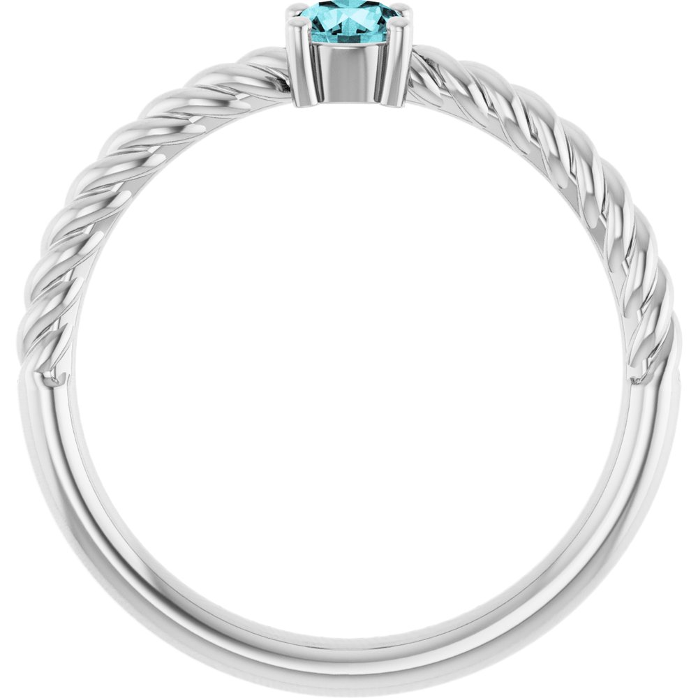 Azure Rope Solitaire Ring (AFC-72207:186:P)