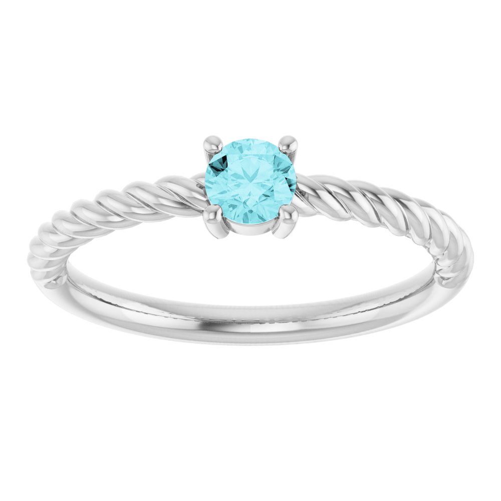 Azure Rope Solitaire Ring (AFC-72207:186:P)
